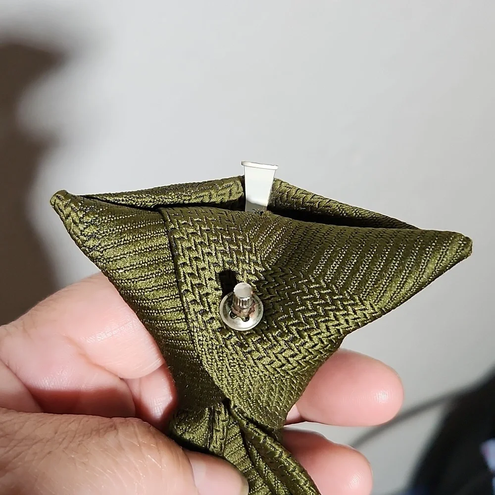 Boys TOWN CRAFT Olive Snap onDress Tie